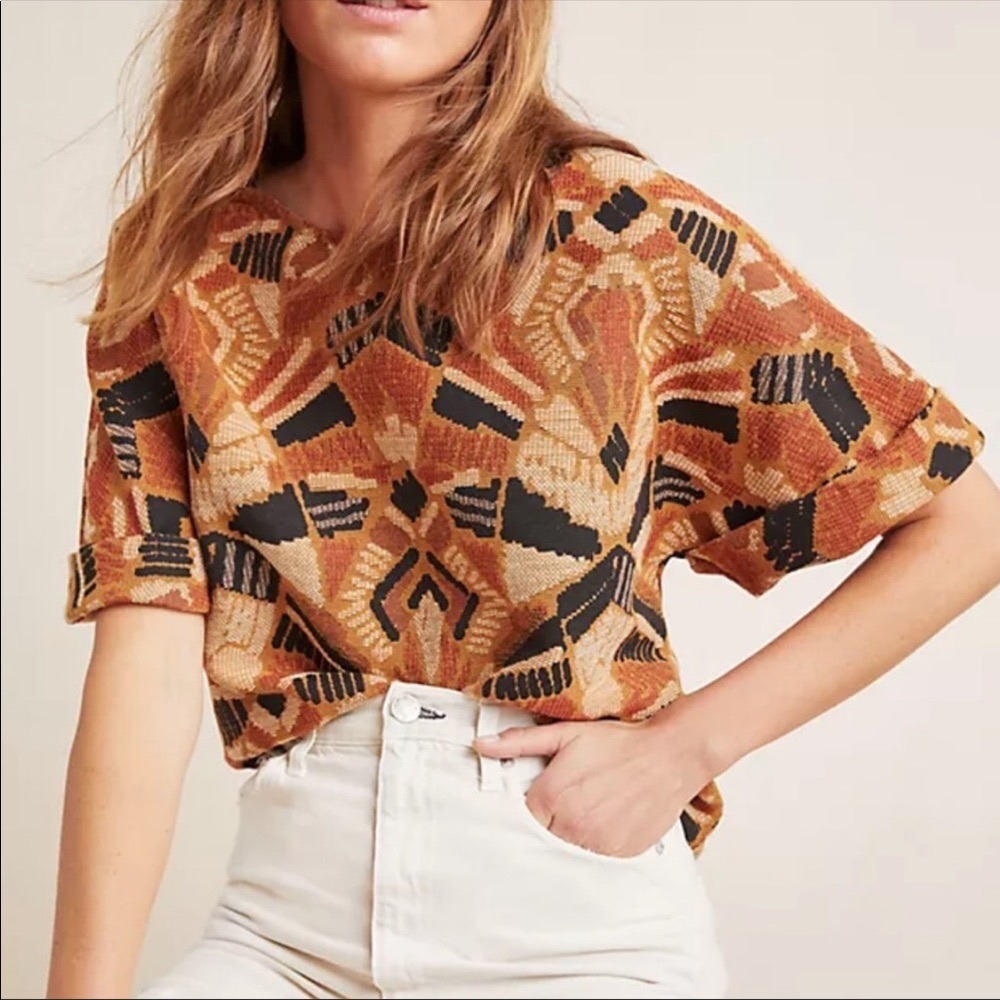 Anthropologie Dolan Left Coast Seraphina Textured Blouse